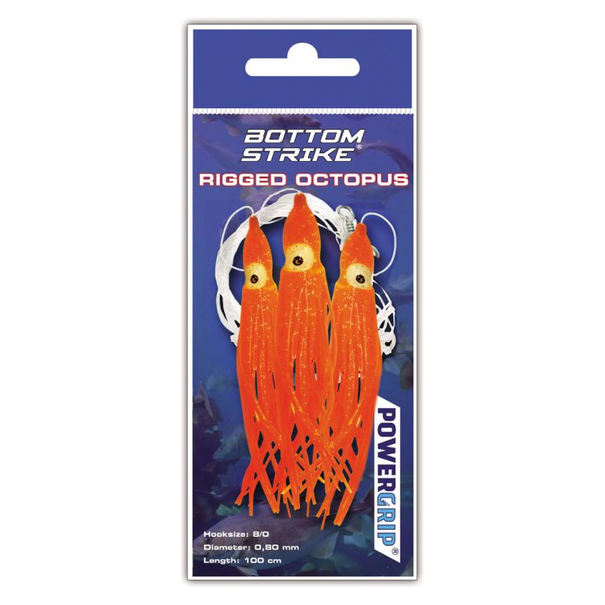 Сабик Bottom Strike Rigged Octopus №8/0 Fl.Orange