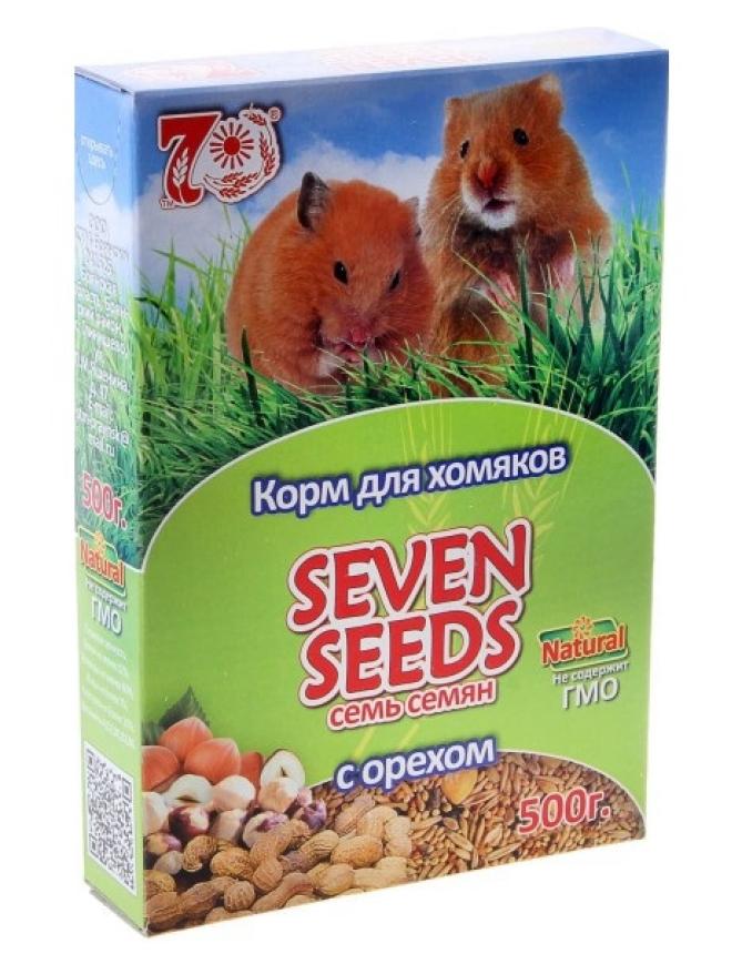 Корм Seven Seeds для хомяков, орех 500гр