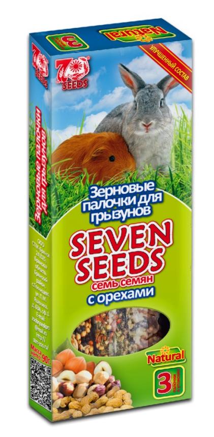 Палочки Seven Seeds для грызунов, орехи 3шт