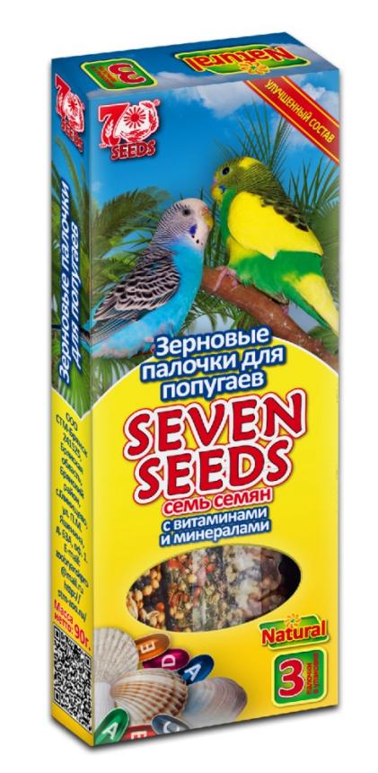 Палочки Seven Seeds для попугаев, витамины/минералы 3шт