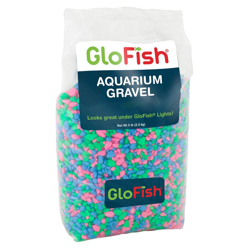 Грунт GloFish гравий розовый/голубой/зеленый 2,26кг