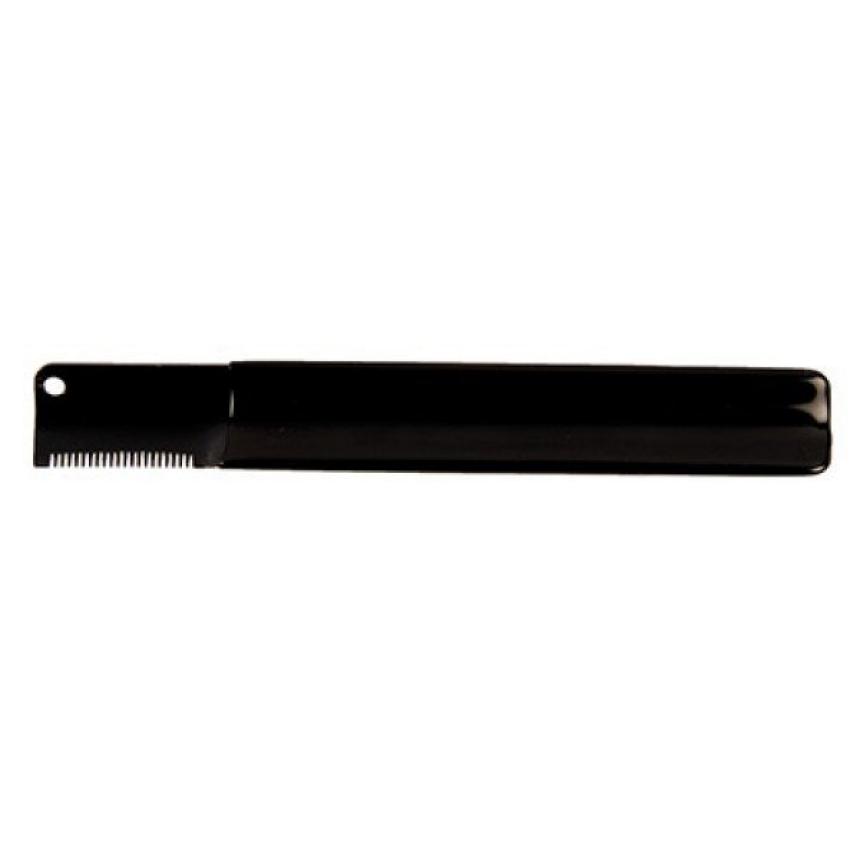Тримминговочный нож Show Tech Standart  для мягкой шерсти, черная нескользящая ручка