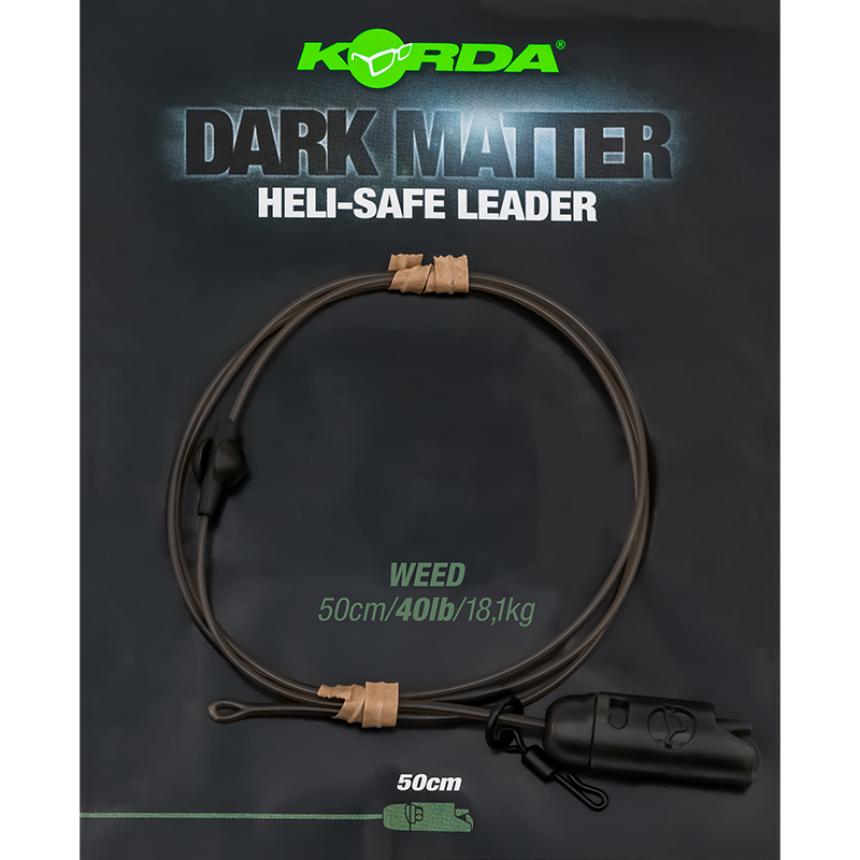 Готовый монтаж Korda Dark Matter Leader Heli Safe Weed 40lb 0,5м