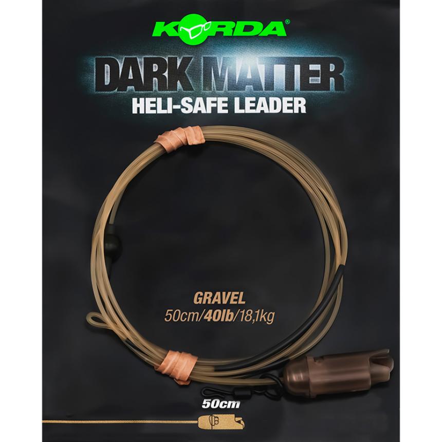 Готовый монтаж Korda Dark Matter Leader Heli Safe Gravel 40lb 0,5м