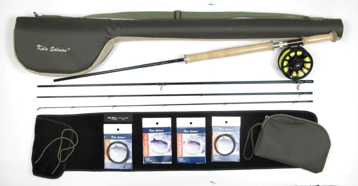 Комплект нахлыстовый Kola Salmon SF Switch 5 класс шнур Shooting Taper