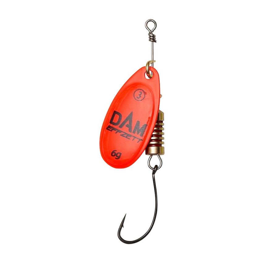 Блесна DAM Single Hook Spinner №2 4гр Red