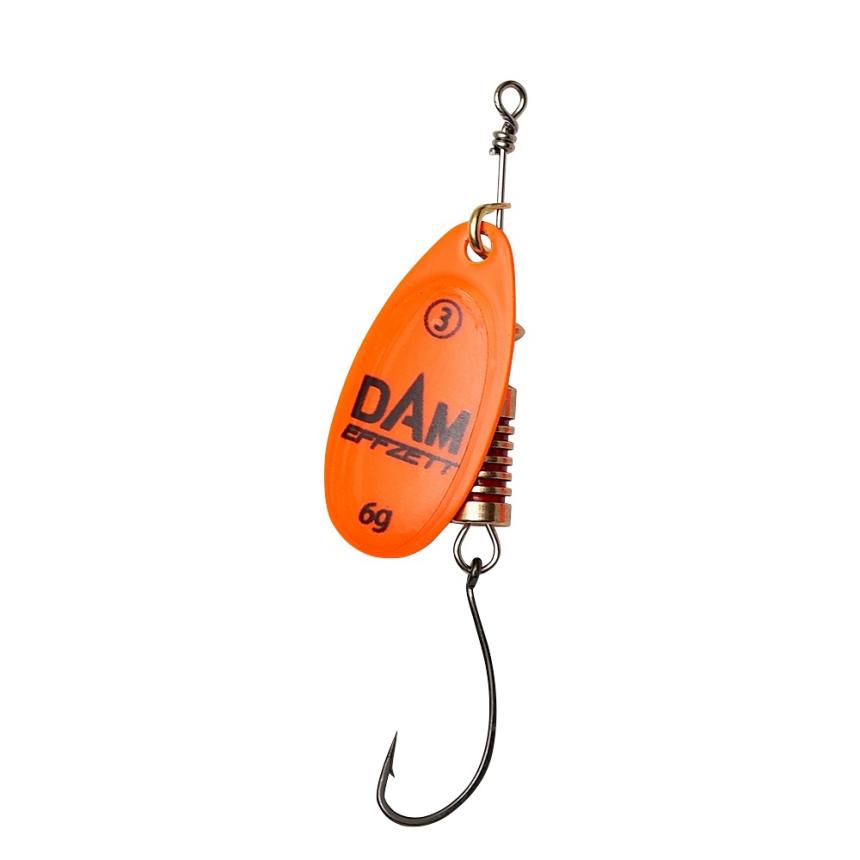 Блесна DAM Single Hook Spinner №2 4гр Orange