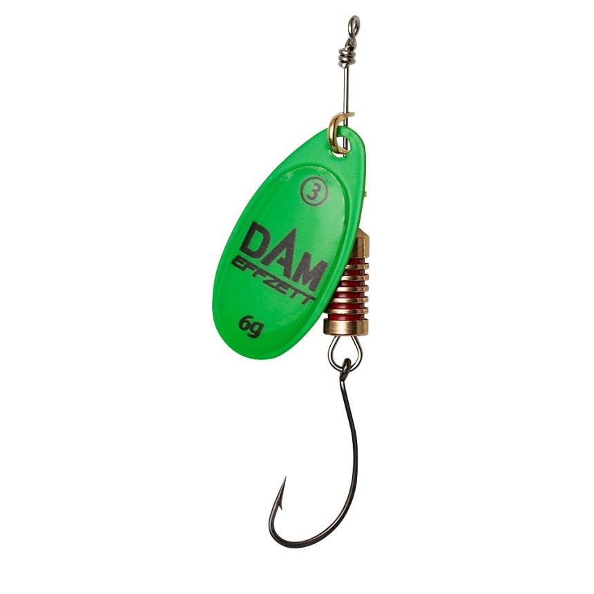 Блесна DAM Single Hook Spinner №3 6гр Green