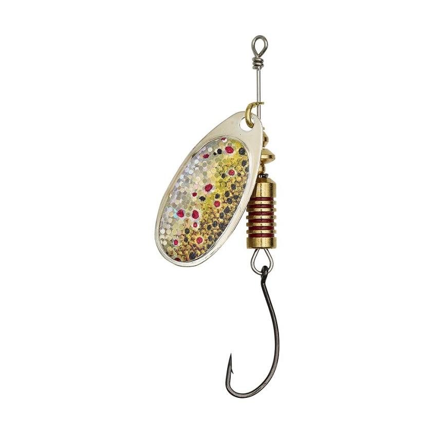  DAM Single Hook Spinner 3 6 Brown Trout
