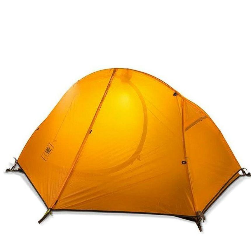 Палатка Naturehike сверхлегкая + коврик NH18A095-D оранжевая