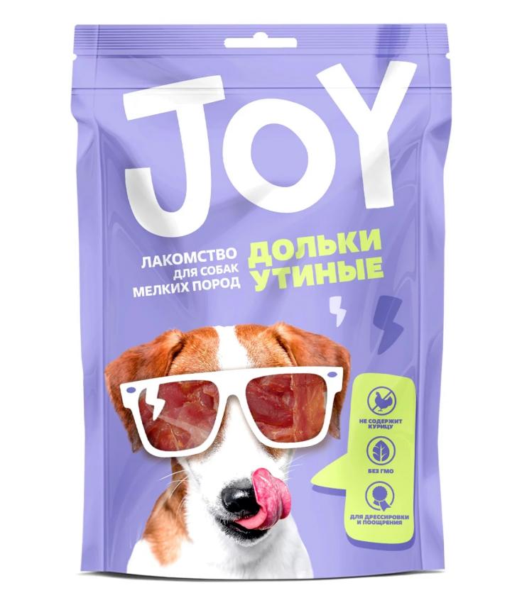 Лакомство Joy для собак мелких пород Дольки утиные 60гр