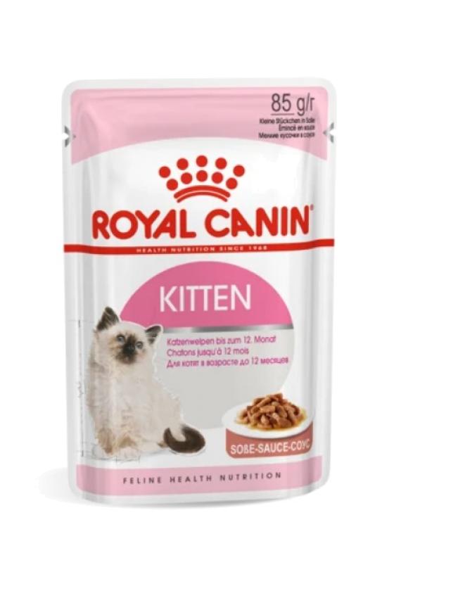 Пауч Royal Canin Kitten для котят 4-12мес, соус 85гр