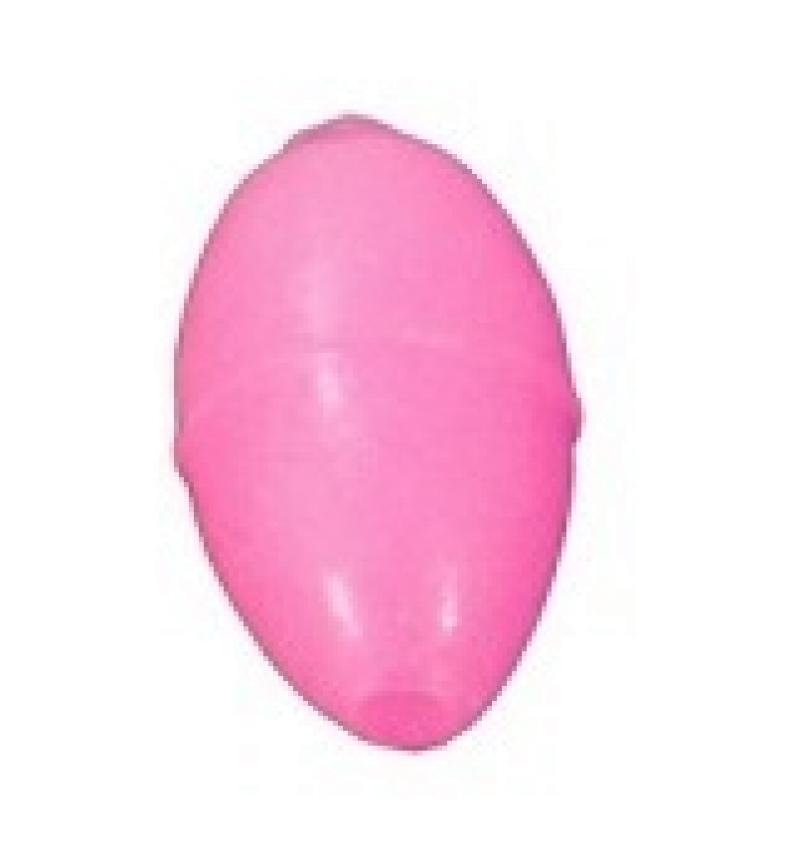 Бусина Aquantic Glow Bead Oval 8х12мм Pink