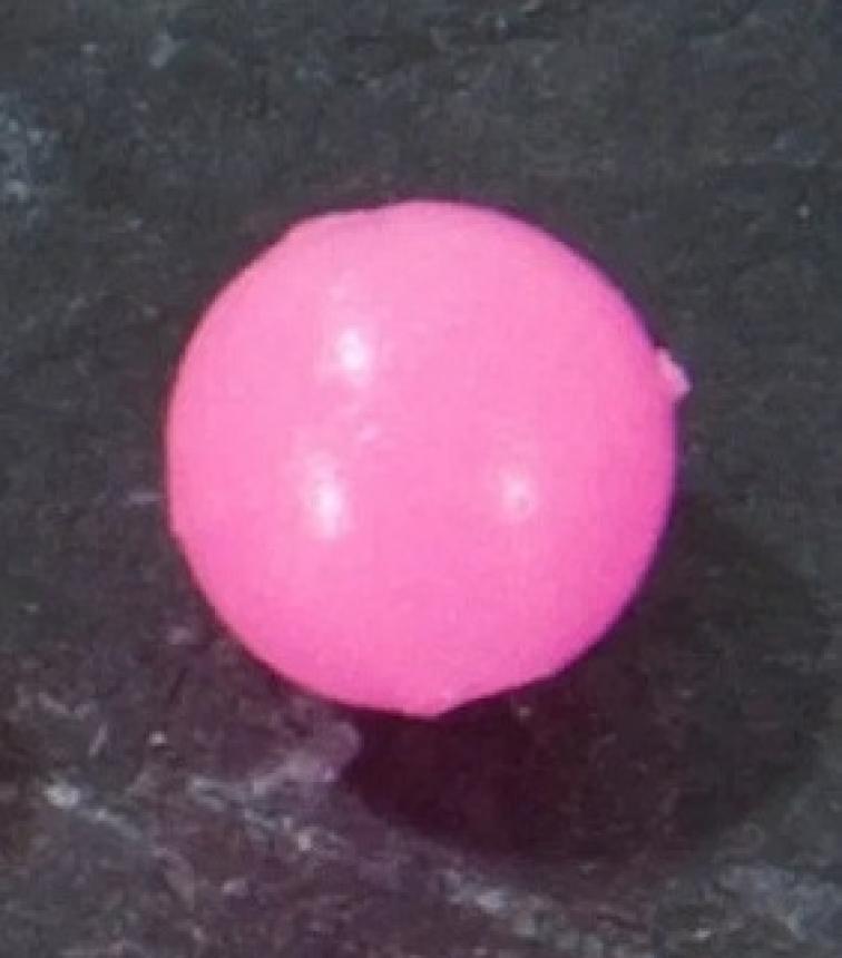 Бусина Aquantic Glow Bead Round 13мм Pink