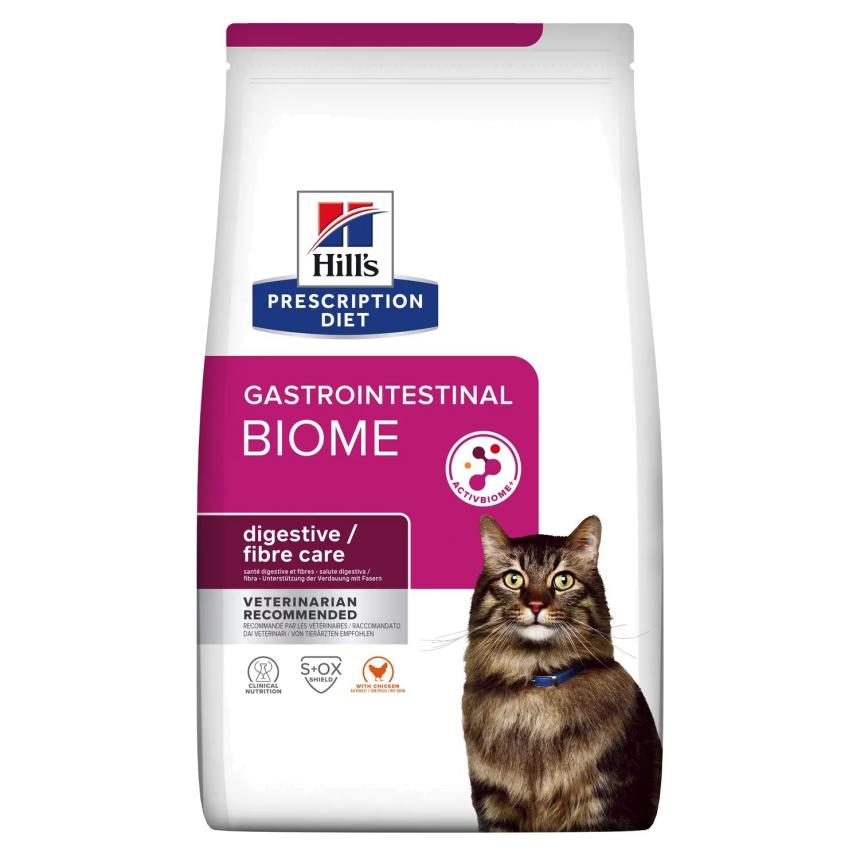 Сухой корм Hill's Gastrointestinal Biome для кошек лечение ЖКТ 1,5кг