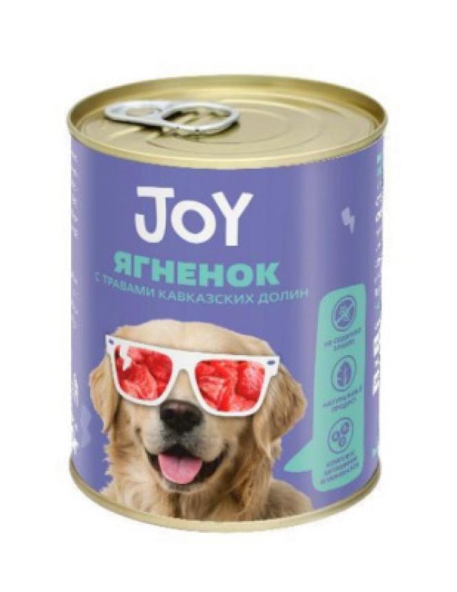 Корм Joy для собак крупных и средних пород беззерновой Ягненок с травами кавказских долин 340гр
