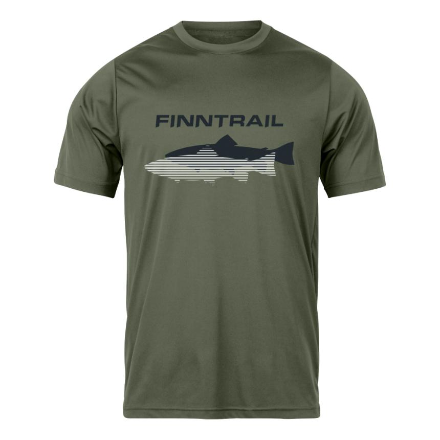 Футболка Finntrail Shadow Fish L Khaki