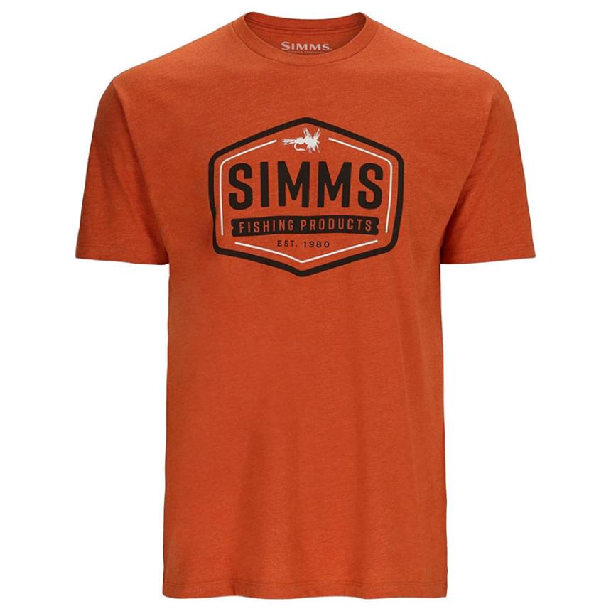 Simms Fly Patch T Shirt XL Adobe Heather 14095 799 50 5400.00 Spinningline