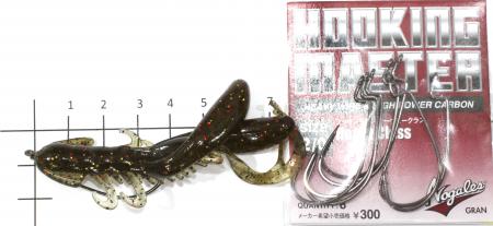 Bait Breath - Приманка Rush Craw U 30 3.5" green pumpkin seed 120 - фотографии оснащения приманок