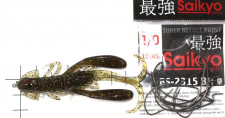 Bait Breath - Приманка Rush Craw U 30 3.5" green pumpkin seed 120 - фотографии оснащения приманок