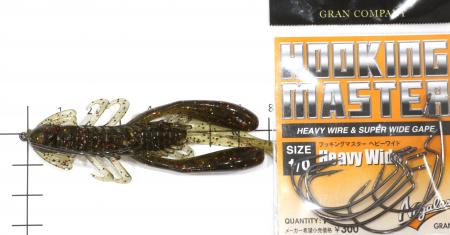 Bait Breath - Приманка Rush Craw U 30 3.5" green pumpkin seed 120 - фотографии оснащения приманок