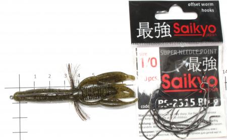 Bait Breath - Приманка Bys Craw 4,5" green pumpkin/green 138B - фотографии оснащения приманок