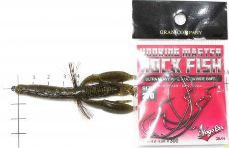 Bait Breath - Приманка Bys Craw 4,5" green pumpkin/green 138B - фотографии оснащения приманок