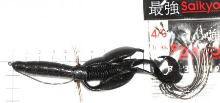 Bait Breath - Приманка Bys Craw Portly 5.3" green pumpkin/seed 120B - фотографии оснащения приманок