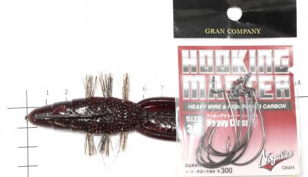 Bait Breath - Приманка Bys Shrimp 4.5" black/blue 141B - фотографии оснащения приманок