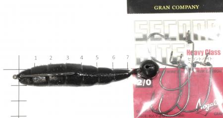 Bait Breath - Приманка Nami-Kyu 3.5" green pumpkin/black red 142 - фотографии оснащения приманок