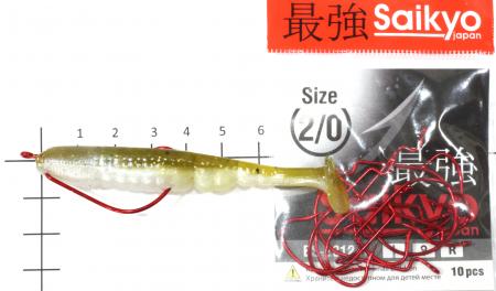 Bait Breath - Приманка T. T. Shad 3.2" S107 - фотографии оснащения приманок