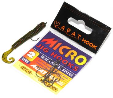 Allvega - Приманка Curly Tail 65 green pumpkin red flk - фотографии оснащения приманок