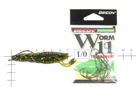 Allvega - Приманка Tiny Craw 85 watermelon gold flk - фотографии оснащения приманок