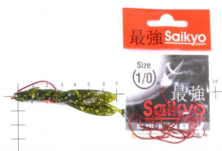 Allvega - Приманка Tiny Craw 85 watermelon gold flk - фотографии оснащения приманок