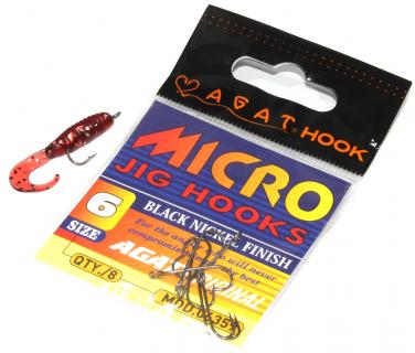 Allvega - Приманка Flutter Tail Grub 25 solid pearl RT - фотографии оснащения приманок