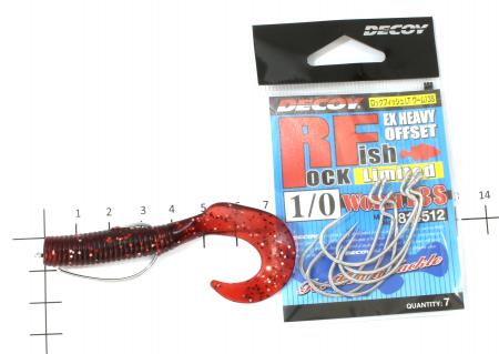 Allvega - Приманка Flutter Tail Grub 80 solid yellow RT - фотографии оснащения приманок