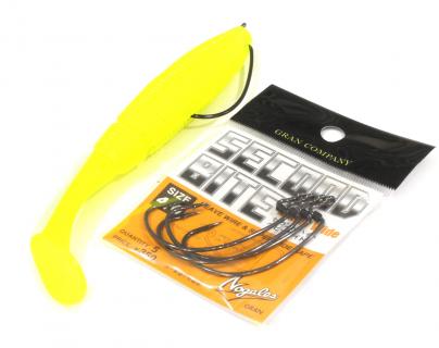 Allvega - Приманка Power Swim 130 lemon back silver flk RT - фотографии оснащения приманок