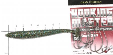 Lucky John - Приманка S-Shad Tail 96/PA16 - фотографии оснащения приманок
