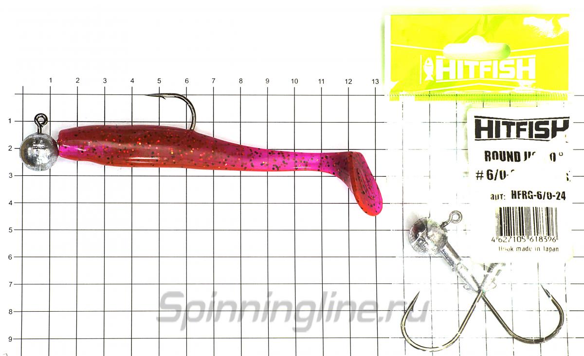 Приманка Narval Choppy Tail 120 007-Purple Spring - фотография оснащения приманок 2