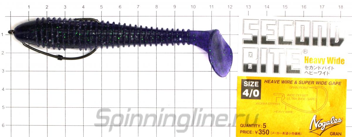 Приманка Select Fatfish 4.8" 050 - фотография оснащения приманок 1