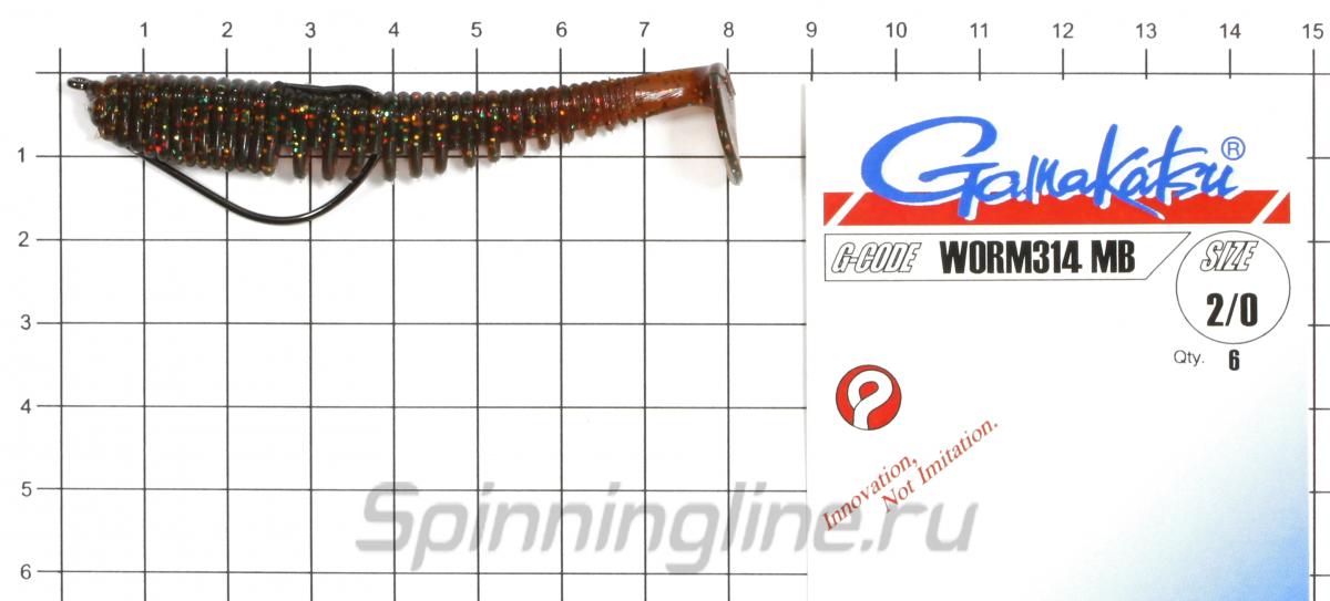 Приманка Awaruna 3" 117 - фотография оснащения приманок 1