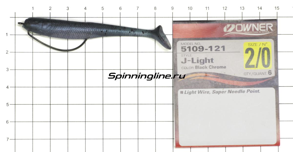 Приманка Storm So-Run Makan Minnow 3" LT - фотография оснащения приманок 2