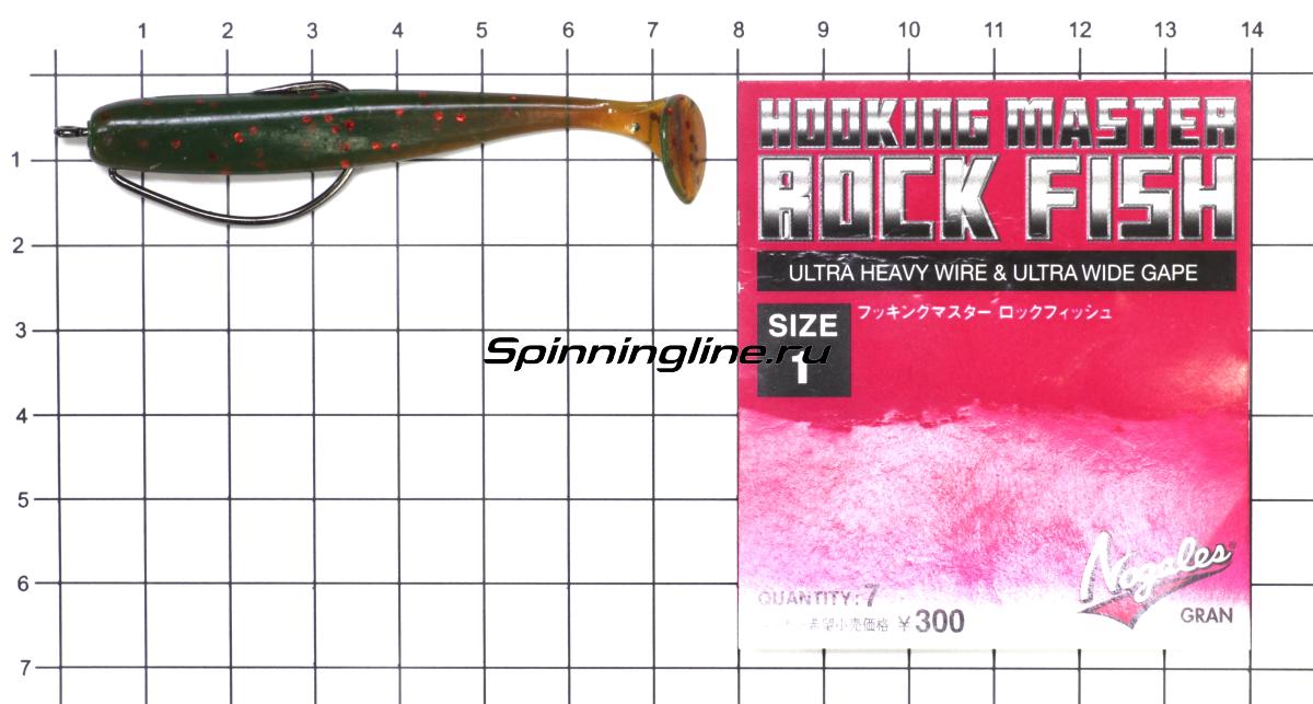 Приманка Select Easy Shad 3" 209 - фотография оснащения приманок 2