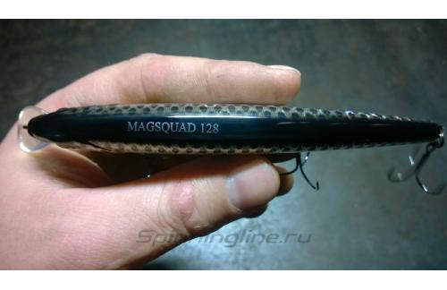 Воблер Jackall Mag Squad 128SP hl silver & black - фотография загружена пользователем 2
