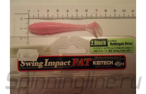 Приманка Keitech Swing Impact FAT 2.8" Bubblegum Shiner - фотография загружена пользователем 1