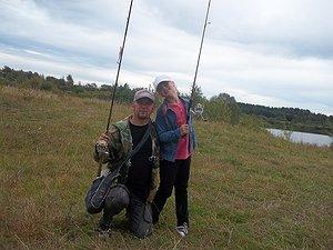 Изображение 1 : пробная рыбалка с дочерью