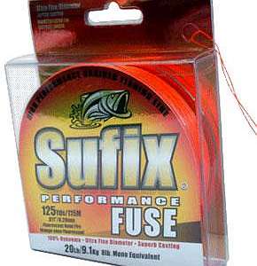  'Плетеный шнур SUFIX Performance FUSE оранж.'