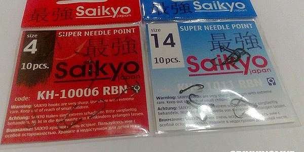  'Крючки «Saikyo» для ловли белой рыбы'