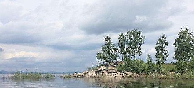  'Рыбалка на Аргазинском водохранилище.'