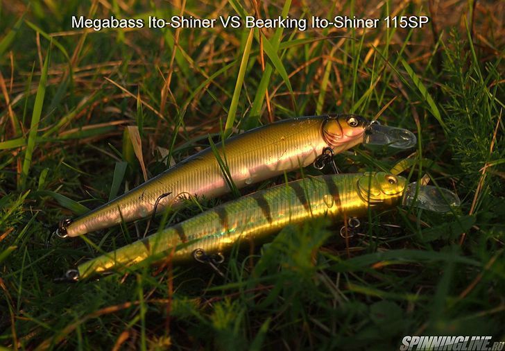 Изображение 1 : Megabass Ito-Shiner VS Bearking Ito-Shiner 115SP